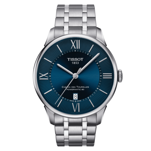 Tissot Chemin Des Tourelles Powermatic 80 42 Stainless Steel / Blue / Bracelet